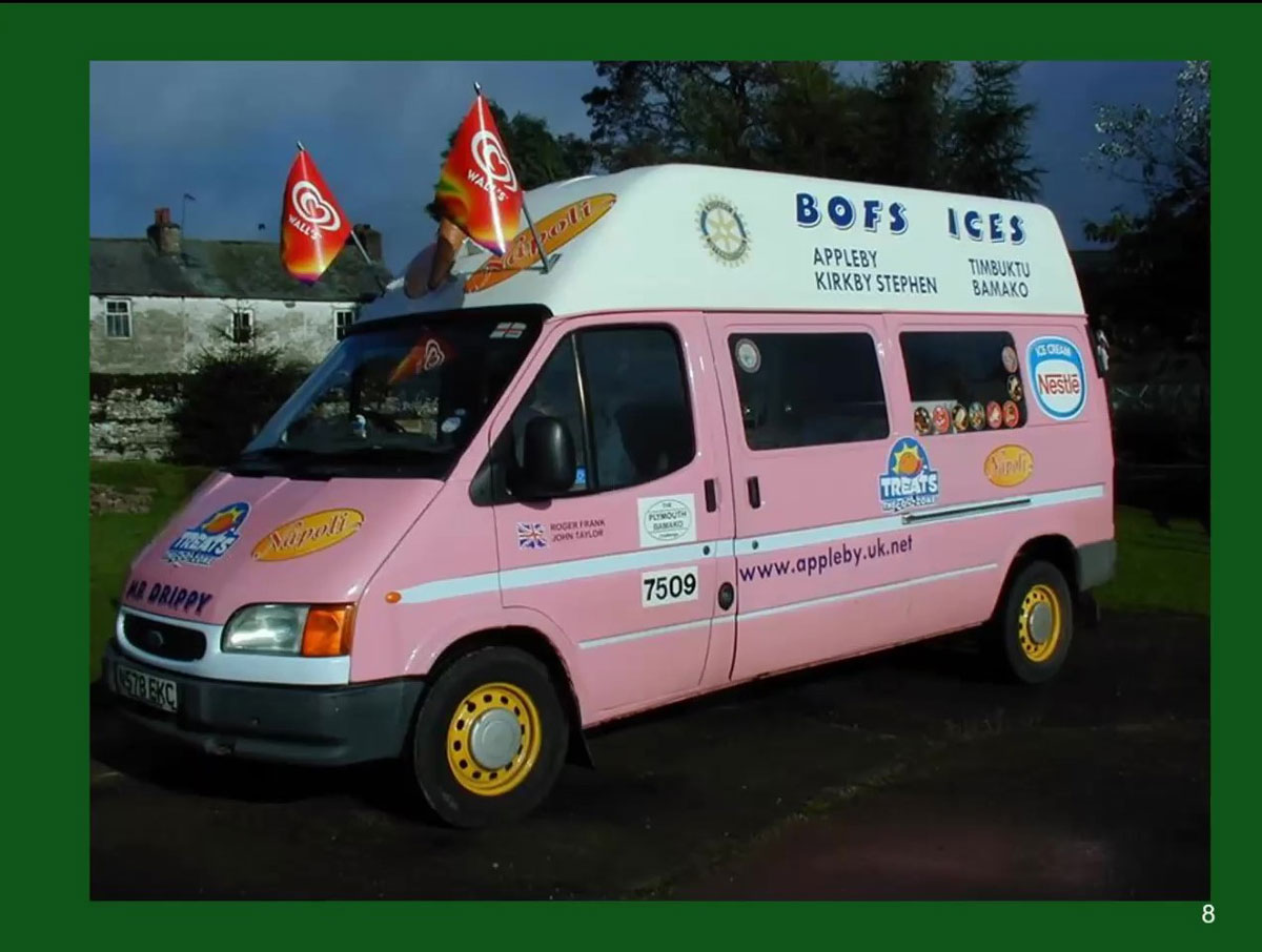 pink ice cream van