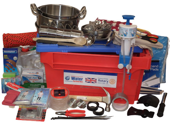 water survival box