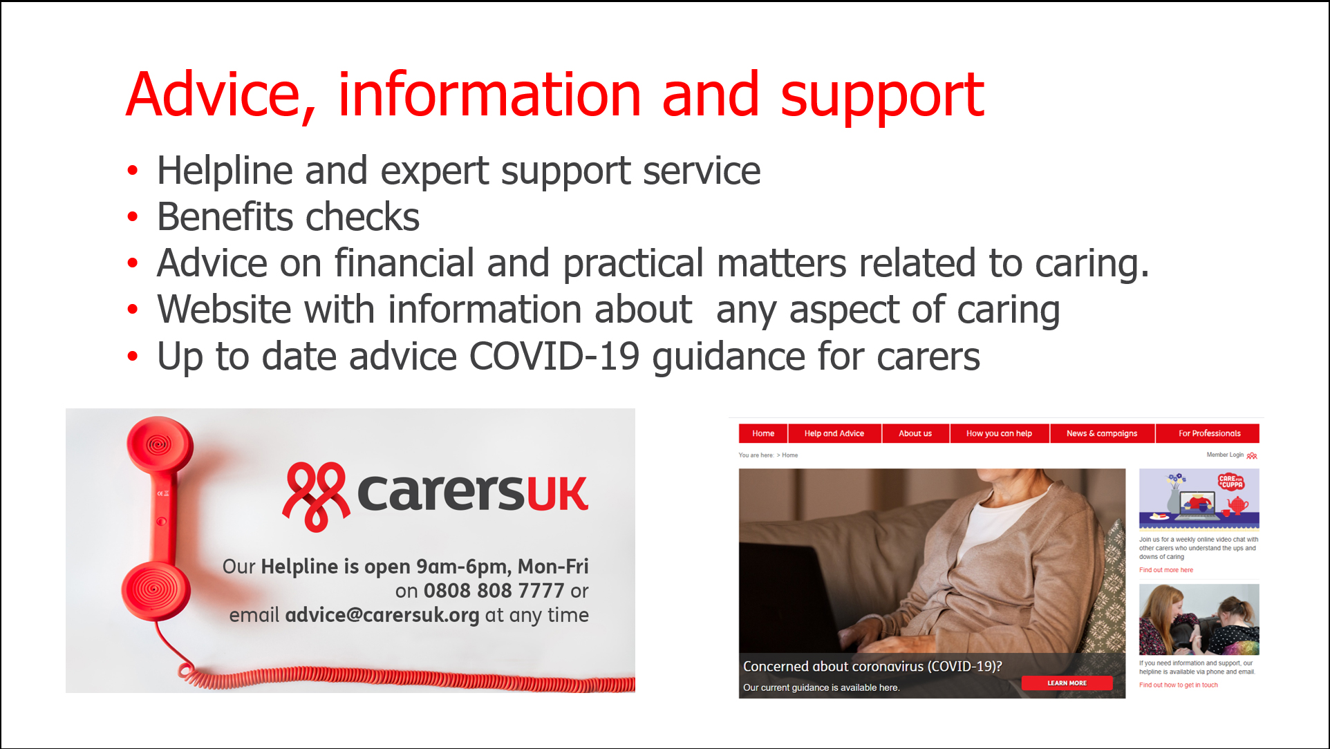 Rotary and Carers UK