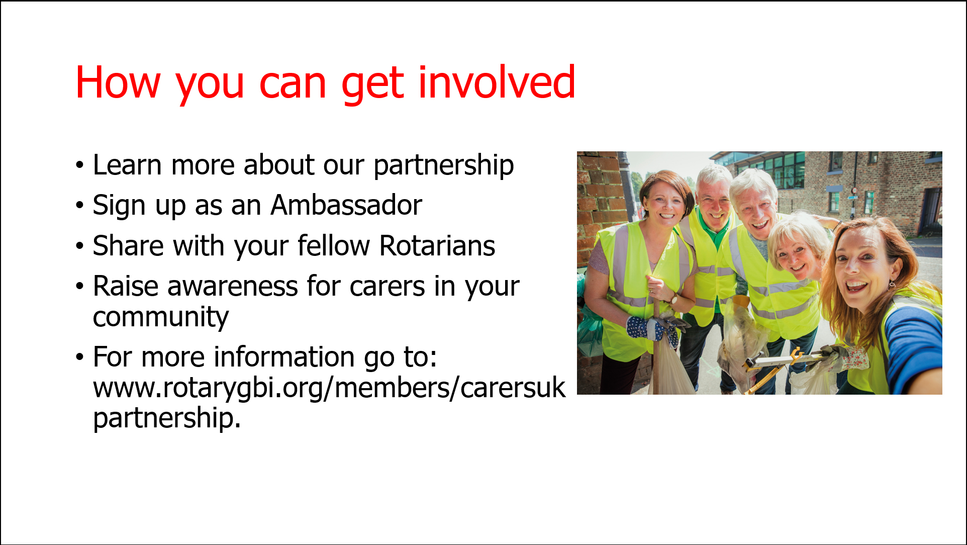 Rotary and Carers UK