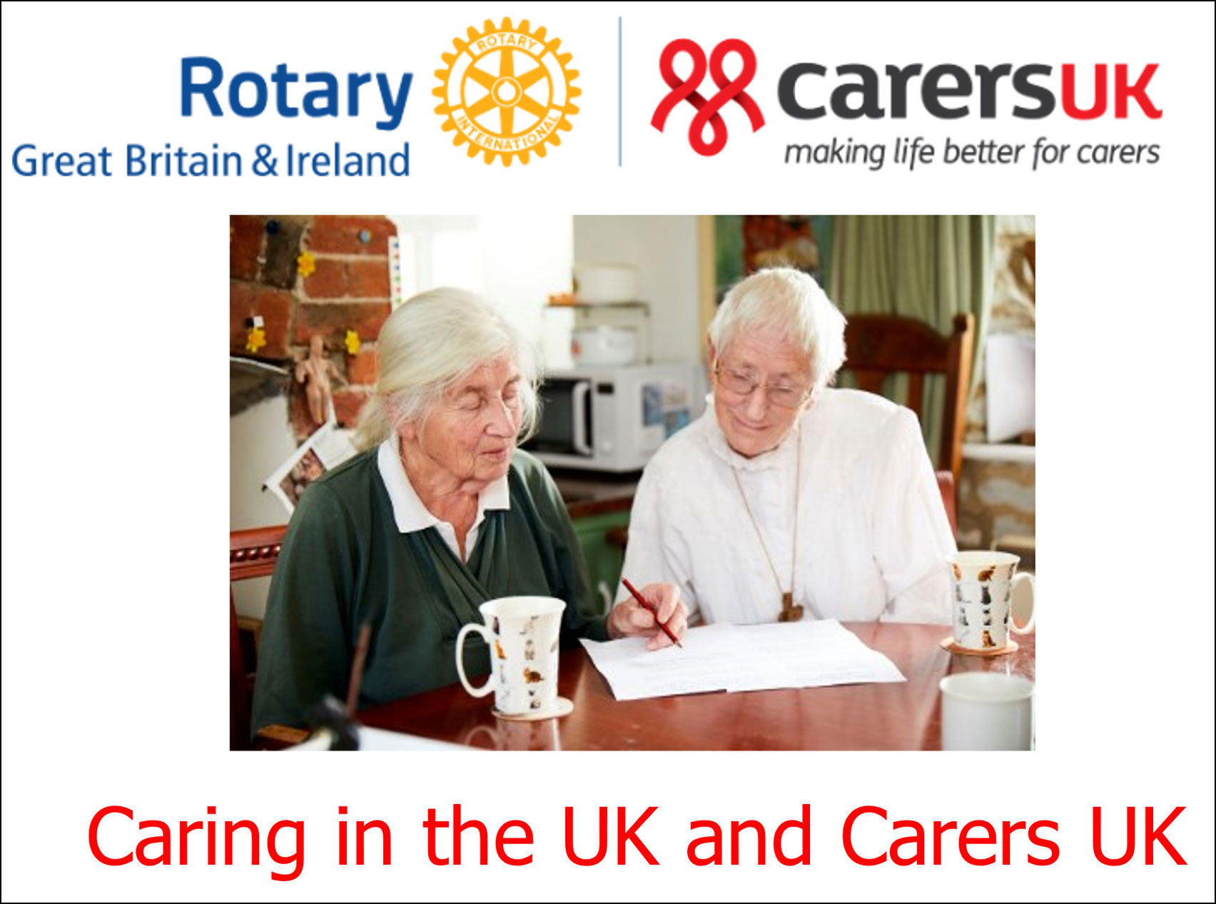 Dave Prince: Carers UK and Rotary