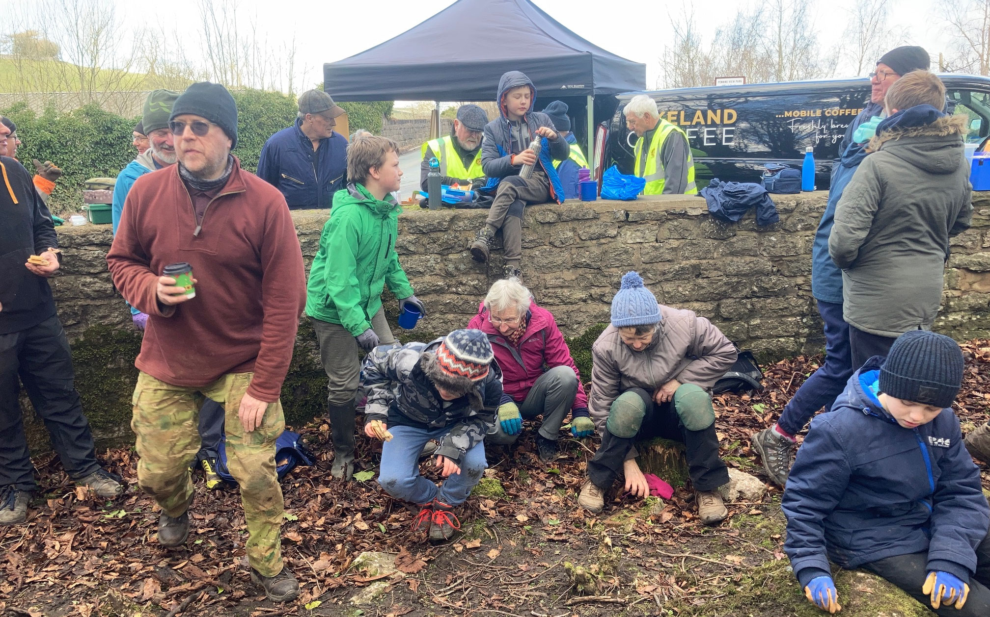 Helping Clear Jubilee Park