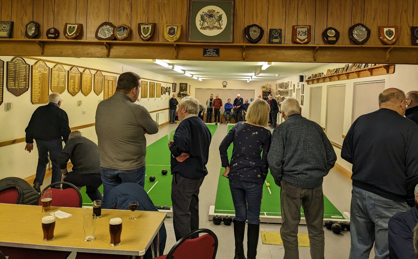 March 13th 2024. Indoor Bowls UERC v Appleby