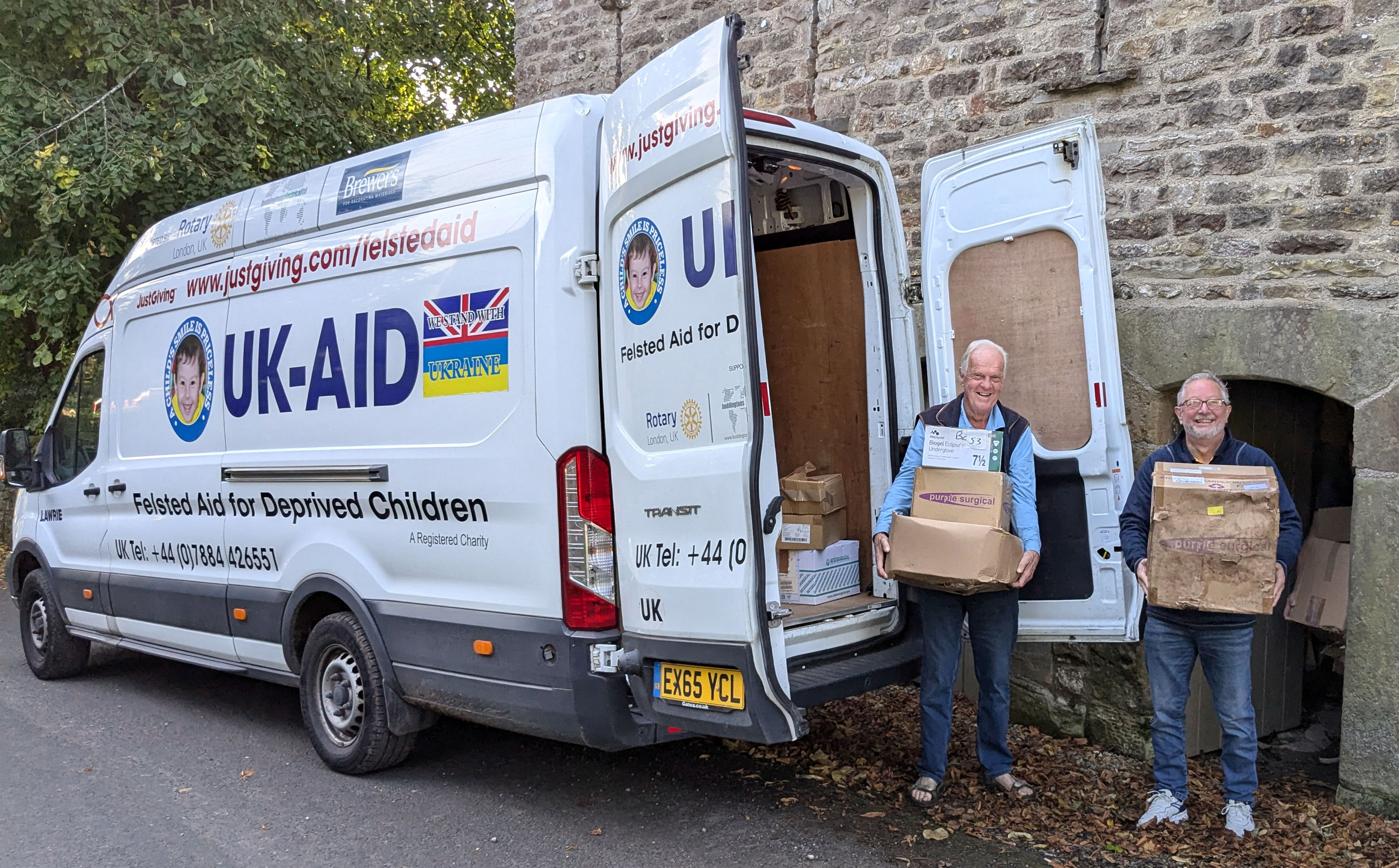 upper eden rotary ukraine medical delivery