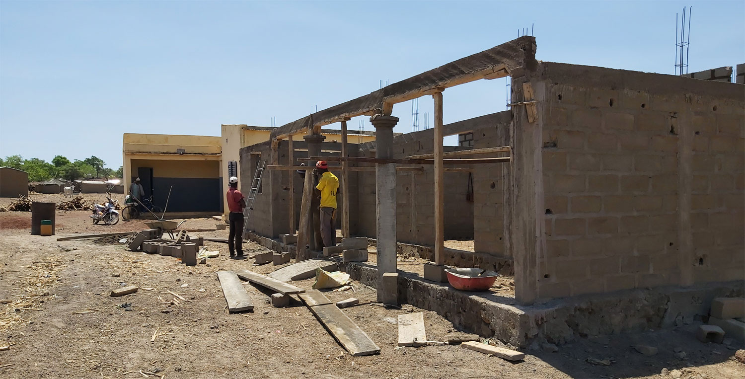 construction of eden medical centre in dinafra mali