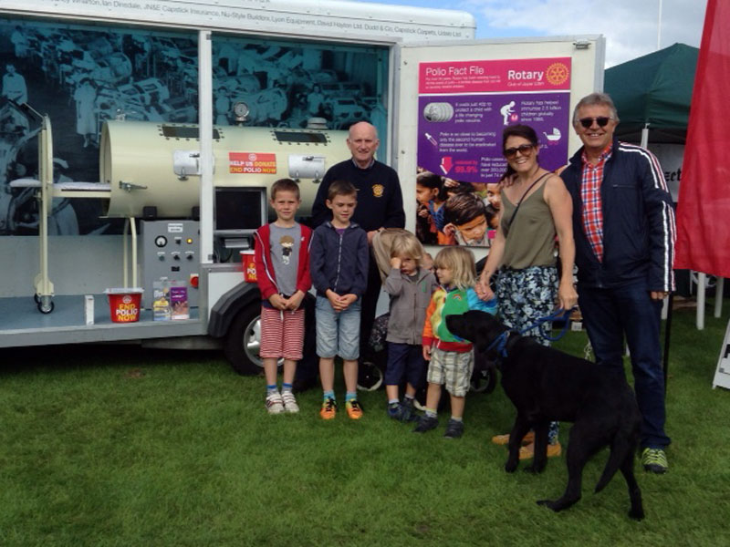 rotary iron lung at lunesdale show