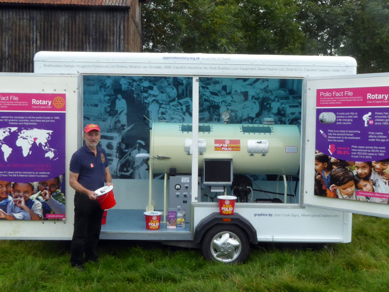 rotary iron lung at brough show