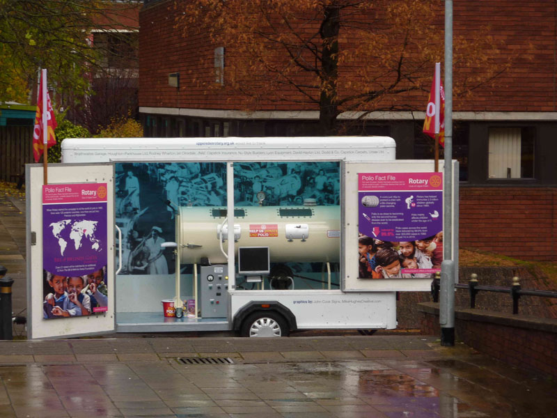 rotary iron lung at preston guild 18th november 2016
