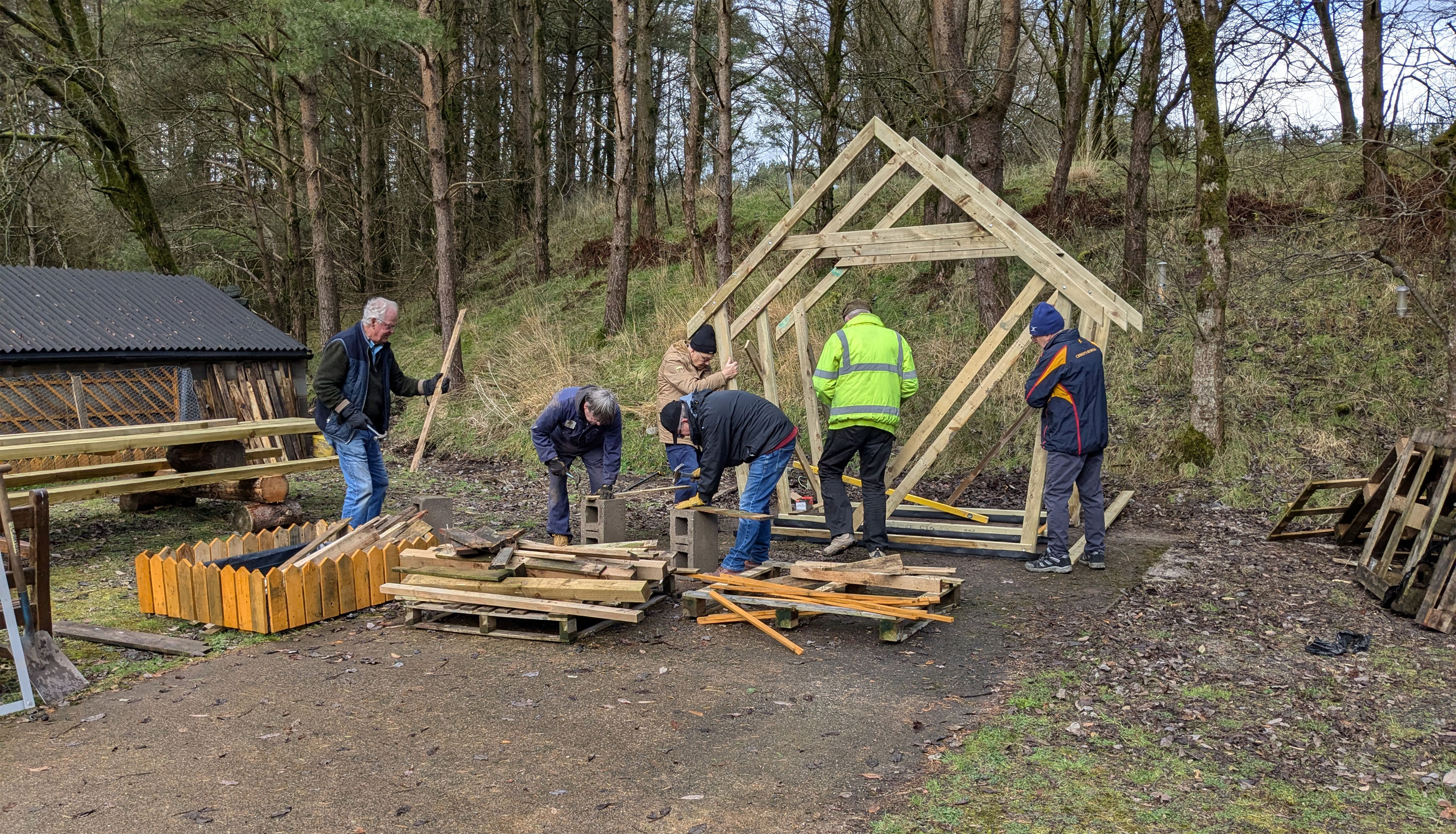 uerc 2024 growing well Erection of the Gazebo Frames