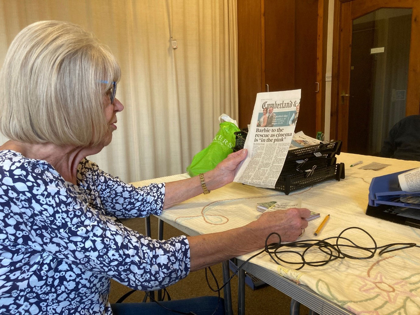 Talking Newspaper in Cumbria